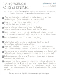 Not-So-Random Acts of Kindness