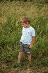 Coastal Grey Take-a-Hike Drawstring Shorts