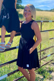 The MAMA Thatcher Everyday Dress in Noir