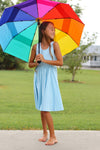 The Thatcher Everyday Dress in Blue Mist