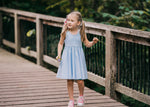 The Thatcher Everyday Dress in Blue Mist