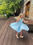 The Thatcher Everyday Dress in Blue Mist