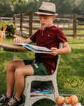 Maroon Tab Tee