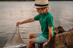 NEW! Cabana Stripe Short/Jungle Green Tab Tee Bundle