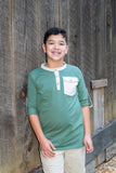 Dusty Sage Henley