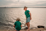 NEW! Cabana Stripe Short/Jungle Green Tab Tee Bundle