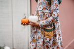 Marigold Floral Flutter Dress