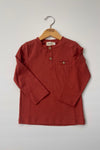 Terracotta Everyday Long Sleeve Shirt