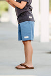 Honors Blue Take-a-Hike Drawstring Shorts