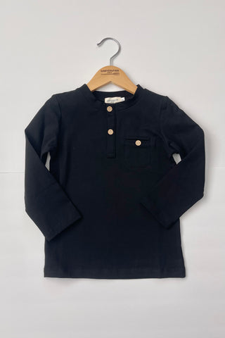 Black Everyday Long Sleeve Shirt