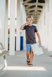 Honors Blue Take-a-Hike Drawstring Shorts