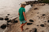 NEW! Cabana Stripe Short/Jungle Green Tab Tee Bundle