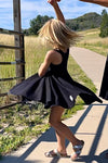 The Thatcher Everyday Dress in Noir