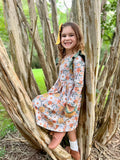 Marigold Floral Flutter Dress