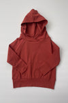 Lightweight Varsity Hoodie in Terracotta