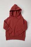 Lightweight Varsity Hoodie in Terracotta