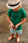 NEW! Jungle Green Tab Tee