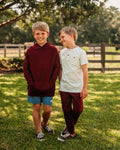 PREORDER CLOSED Varsity Hoodie in Maroon Bells