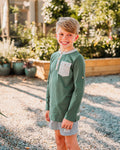 Dusty Sage Henley
