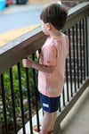 Peach Tab Tee