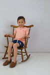 Peach Tab Tee