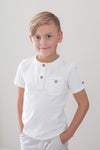 Soft White Tab Tee