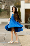 The Thatcher Everyday Dress in Blue