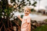 Peach Tab Tee