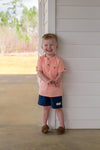 Peach Tab Tee