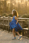 The Thatcher Everyday Dress in Blue