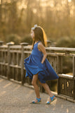 The Thatcher Everyday Dress in Blue