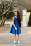 The Thatcher Everyday Dress in Blue