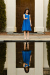 The Thatcher Everyday Dress in Blue