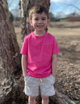 Hot Pink Tab Tee